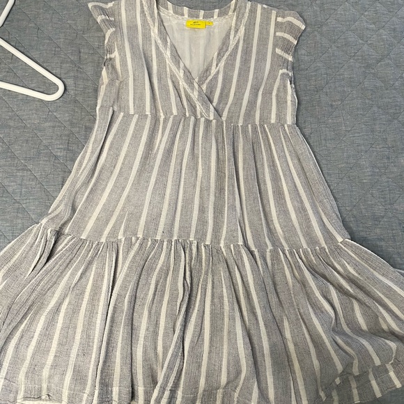 Roller Rabbit saanvi stripe empire waste tunic/coverup dress size small - Picture 2 of 5